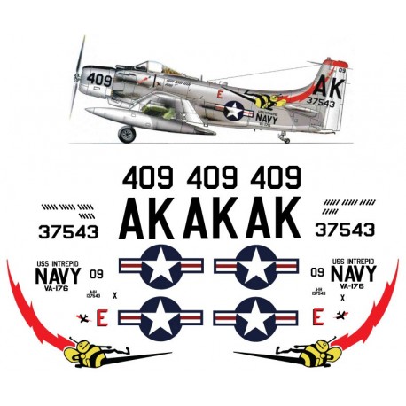 Douglas A-1 Skyraider Decal Set
