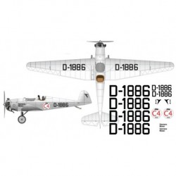 Messerschmitt BFW M. 23c Decal Set