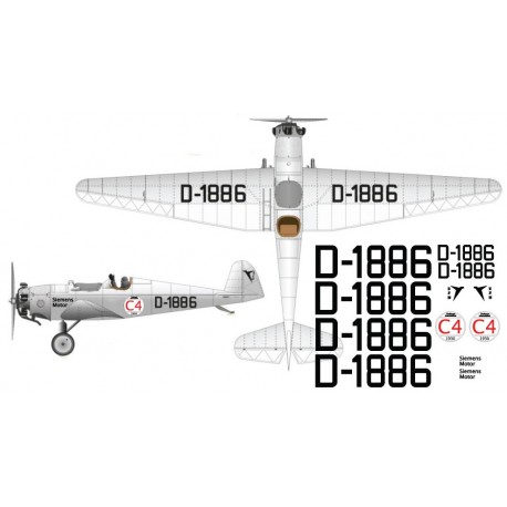 Messerschmitt BFW M. 23c Decal Set