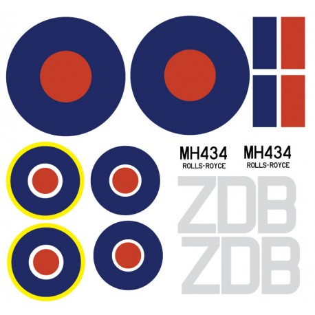 Spitfire Decal Sets - Spitfire 5th scale set Mk9