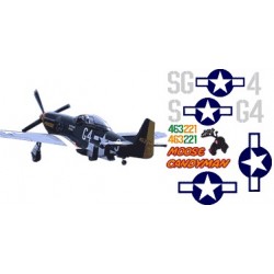 North American P51-D Mustang set Moose Candyman