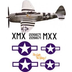 P-47M Thunderbolt Decal set 2