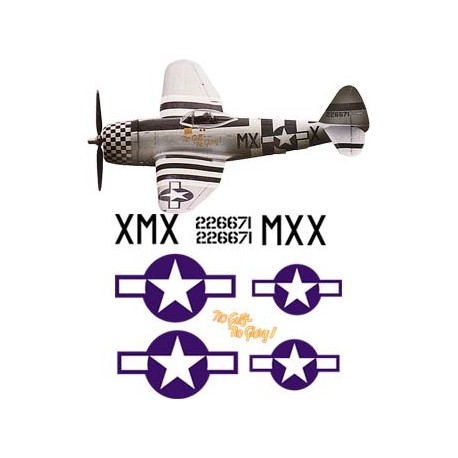 P-47M Thunderbolt Decal set 2