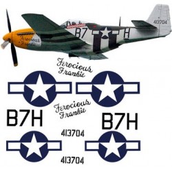 North american P51-D Decal set 3