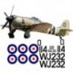 Hawker Seafury FB11 Decal sets 2