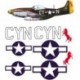 North american P51-D Decal set 2
