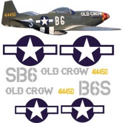 North american P51-D Decal set 6
