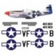 North american P51-D Decal set 7