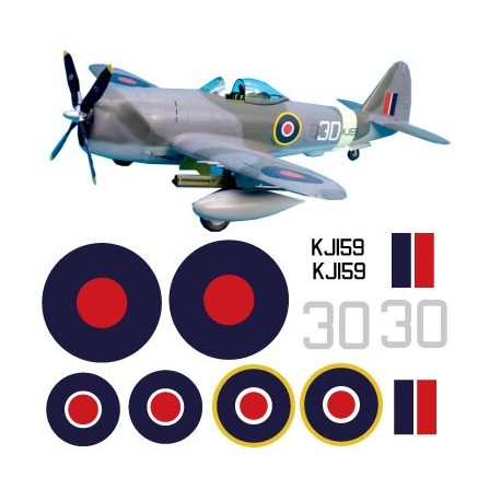 P-47  Thunderbolt Decal set 6
