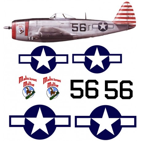 P-47 Decal set 7 - Malicious Millie