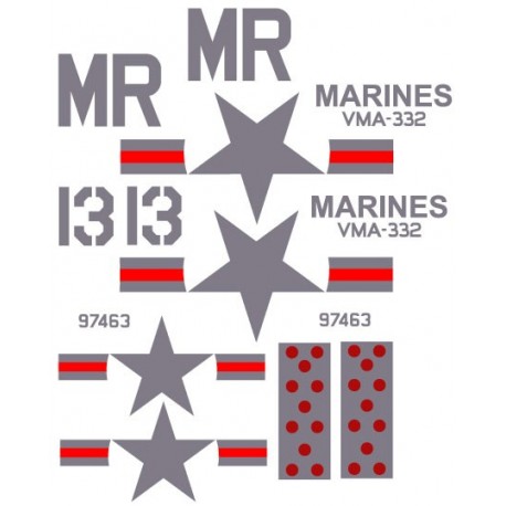 Vought F4U Corsair decal set 6