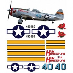 P-47 Thunderbolt Decal set 8 - Hun Hunter