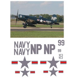 Vought F4U Corsair decal set 3