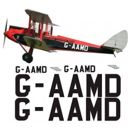 DH 60 Moth Decal set