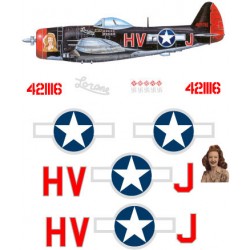 P-47M Thunderbolt Decal set 1