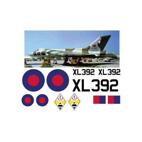 Vulcan Bomber Decal Set - Design 2