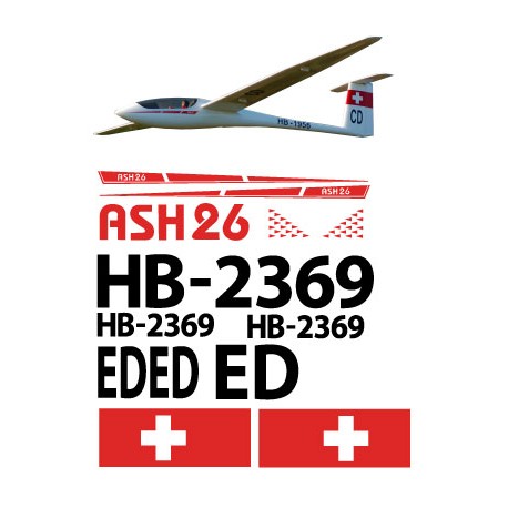 Scale ASH 26 Decal Sets