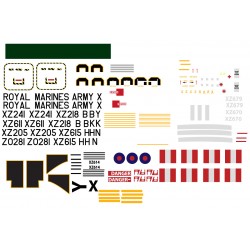 6th scale Westland Lynx AH-7 Decal set