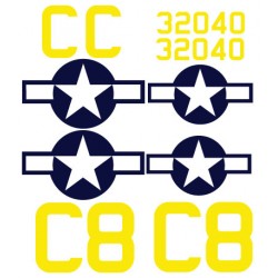 DC-3 Dakota Decal set