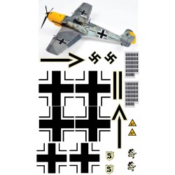 Adolf Galland's - Messerschmitt ME-109 Decal Set
