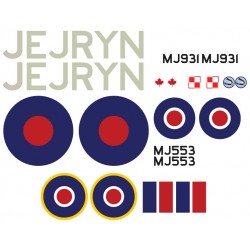 3DLabPrint Spitfire Mk IX decals