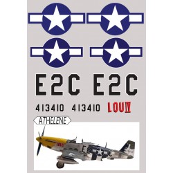North American P51-D Decal set