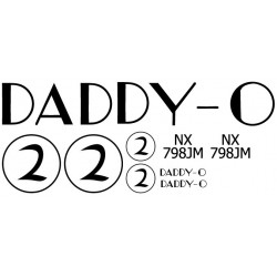 Decal set for DADDY-O
