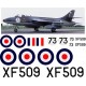 Hawker Hunter Decal sets