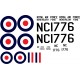 Piper Cub Flitfire Decal Set