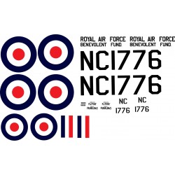 Piper Cub Flitfire Decal Set