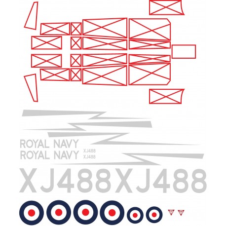 de Havilland Sea Vixen Decal Set