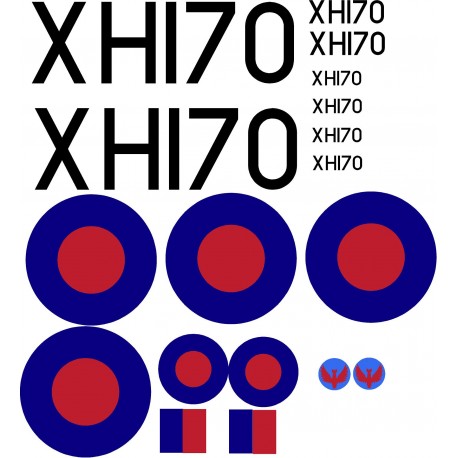 English Electric Canberra PR9 Decal Set