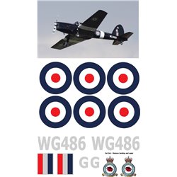 De Havilland Chipmunk decals set