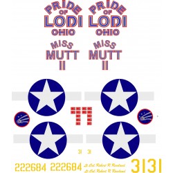 P-47M Thunderbolt Decal set