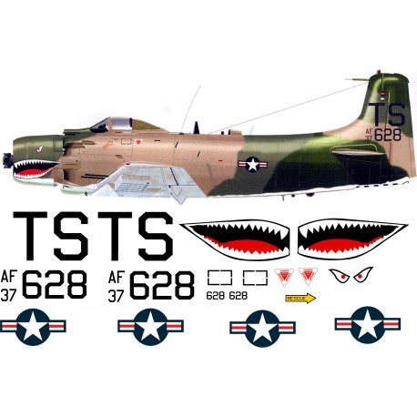 Douglas A-1 Skyraider decal set 3