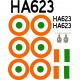 Hawker Tempest scale - India decal sets