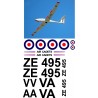 Grob 103C 2.8 metre scale glider Decal set