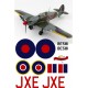 Hawker Hurricane JXE Night Reaper Decal Set