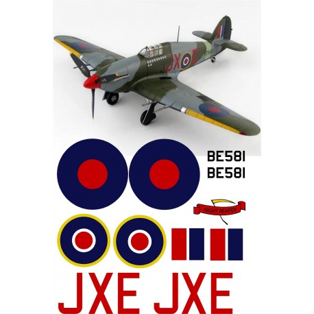 Hawker Hurricane JXE Night Reaper Decal Set
