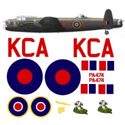 Avro Lancaster THUMPER Decal sets