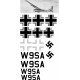 ME323 W9SA Decal set
